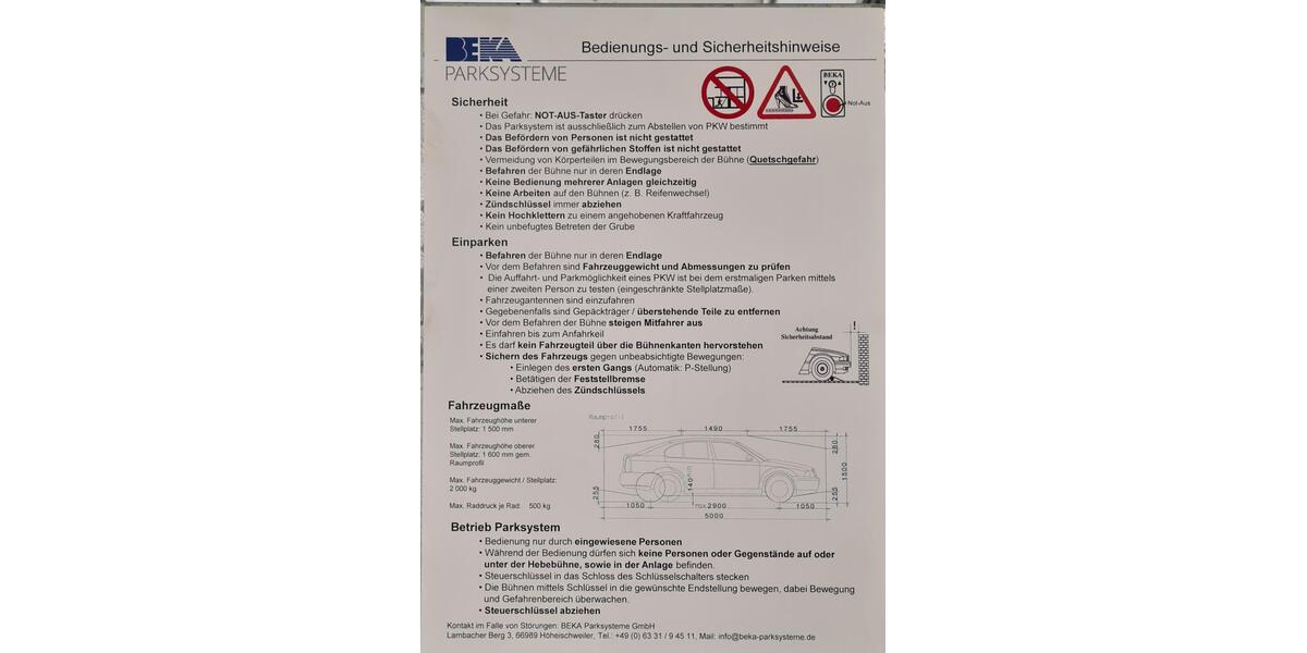 Doppelparker mit 2 Parkplätzen in der Nähe der Paulinskirche - Tiefgarage - Garagen / Stellplätze Trier Nord | Angebot:27152850