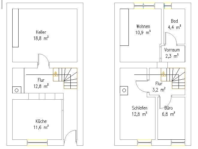 Reihenhaus Irsch - 3 Zimmer, 60 m&sup2;, 85.000&euro; | Angebot:27226326