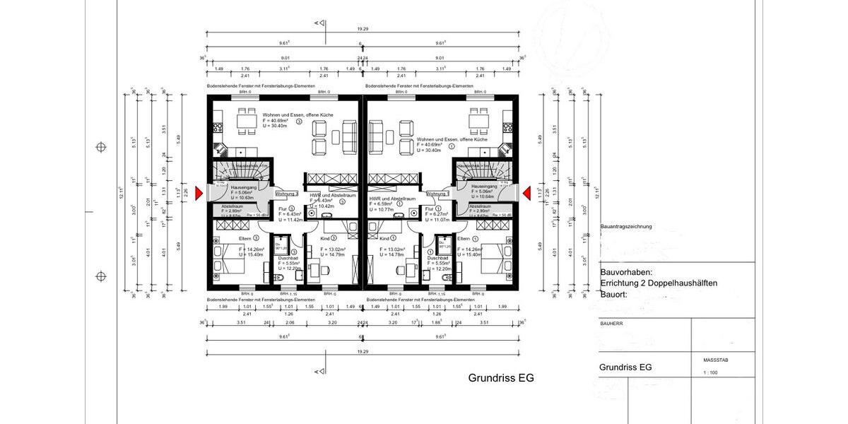 Erdgeschoßwohnung Echternacherbrück - 3 Zimmer, 100 m&sup2;, 305.000&euro; | Angebot:27456058