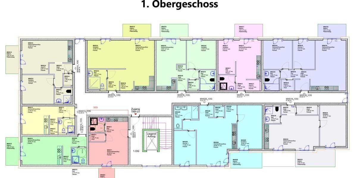 Helle Wohnung im KFW 40 Energiesparhaus - Steuern sparen durch Sonderabschreibungen - Etagenwohnung Trier Feyen-Weismark | Angebot:27223026