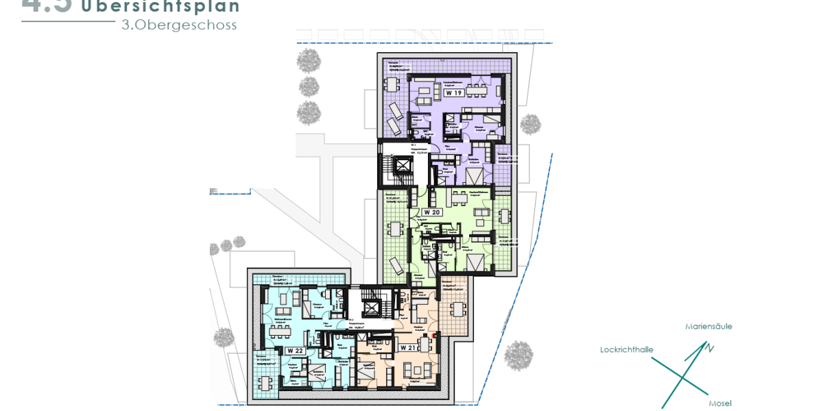 Helle Dachterrassenwohnung im KFW 40 Energiesparhaus Trier mit Top Anbindung Luxemburg - Einfamilienhaus Trier Feyen-Weismark | Angebot:27270661