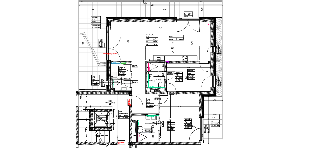 Helle Dachterrassenwohnung im KFW 40 Energiesparhaus Trier mit Top Anbindung Luxemburg - Einfamilienhaus Trier Feyen-Weismark | Angebot:27270661