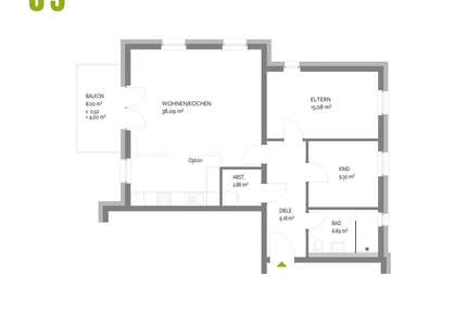 Wohnung Trier Kürenz - 3 Zimmer, 85 m&sup2;, 467.400&euro; | Angebot:23742639