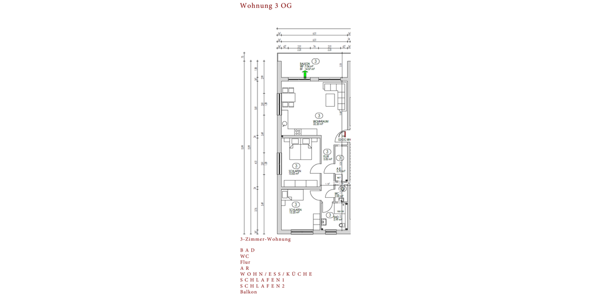 Achtung Lux-Pendler - Moderne Wohnung in Wasserliesch - KFW 55 Darlehen ab 1 % Zins möglich - Etagenwohnung Wasserliesch | Angebot:27339364