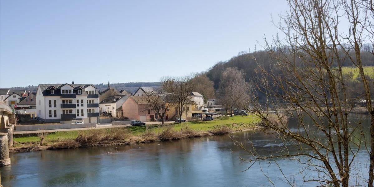 Modernes Wohnen mit herrlichem Blick auf die Sauer in Langsur - Nähe Wasserbillig - Etagenwohnung Langsur | Angebot:24286535