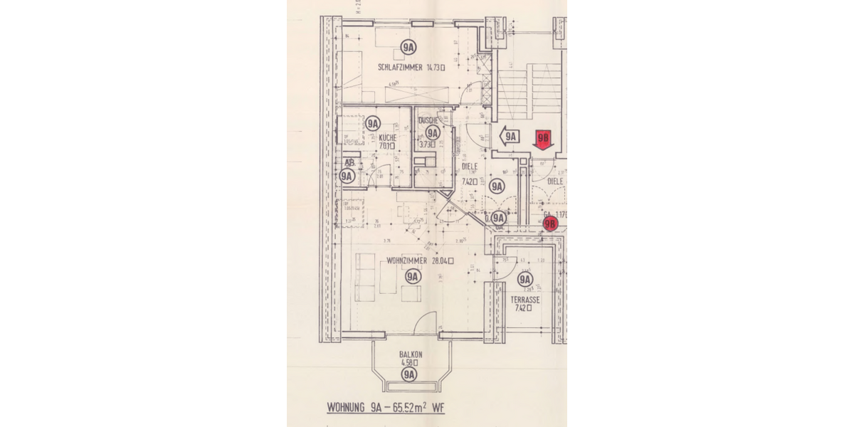 Panoramablick - Schöne Dachgeschoßwohnung mit Balkon+ Dachterrasse Trier-Süd - Dachgeschoßwohnung Trier Kürenz | Angebot:27429233