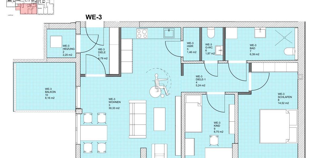 Sanierte Eigentumswohnungen mit moderner Heiztechnik KFW Darlehen +Tilgungszuschuss 24.000 EUR - Etagenwohnung Schweich | Angebot:25543391