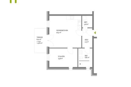 Wohnung Trier Kürenz - 2 Zimmer, 58 m&sup2;, 329.700&euro; | Angebot:23742646