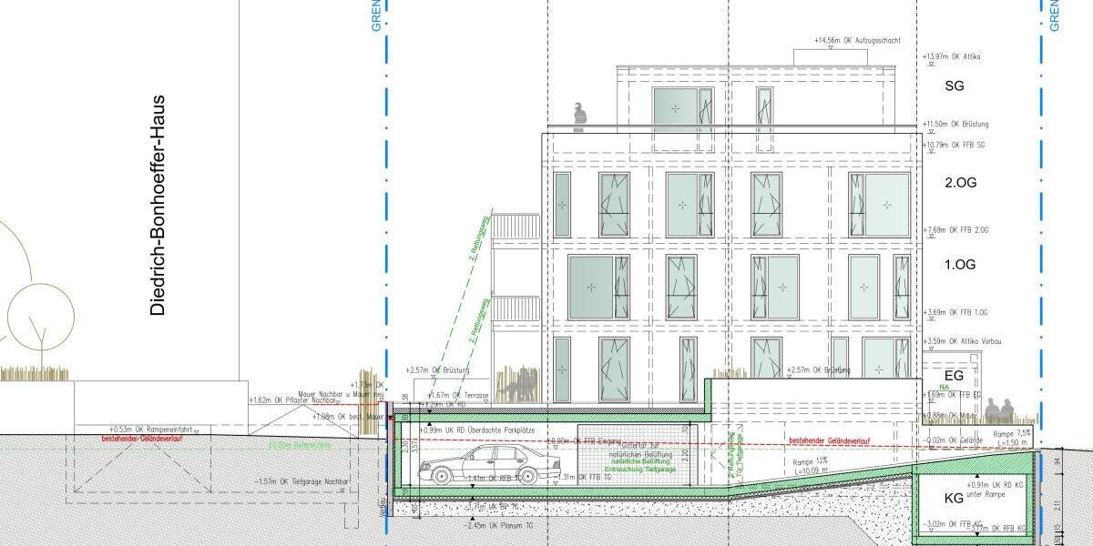 Helle Neubauwohnung mit eigenem Garten im KFW 40 Energiesparhaus Nähe Porta Nigra - Erdgeschoßwohnung Trier Nord | Angebot:26441140