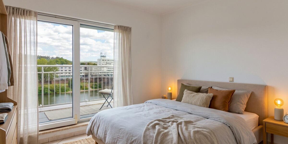 Wohnen mit tollem Moselblick-Attraktive Penthousewohnung mit eigenem Aufzugsausgang an der Mosel - Einfamilienhaus Trier Feyen-Weismark | Angebot:27333619