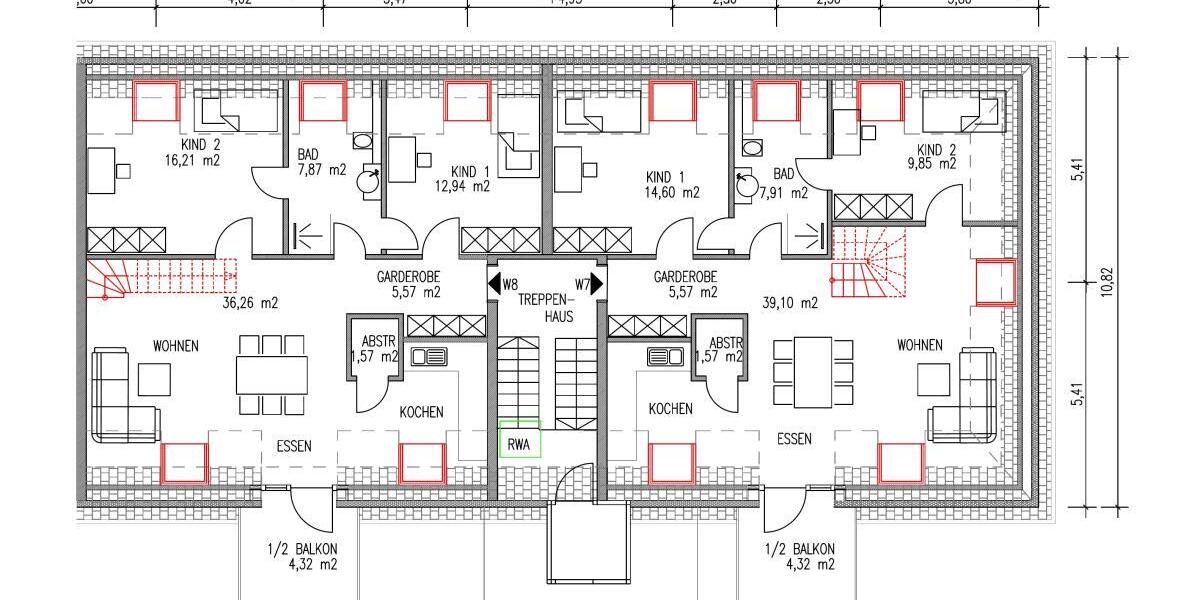 Trier-Feyen neue Maisonettewohnung mit Flair, moderner Heiztechnik sowie toller Weitsicht - Dachgeschoßwohnung Trier Feyen-Weismark | Angebot:27351418