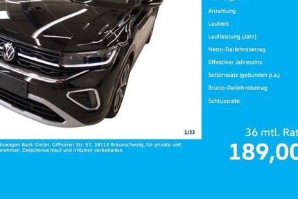 VW T-Cross 10.897 km 28.980 &euro; Trier 54292