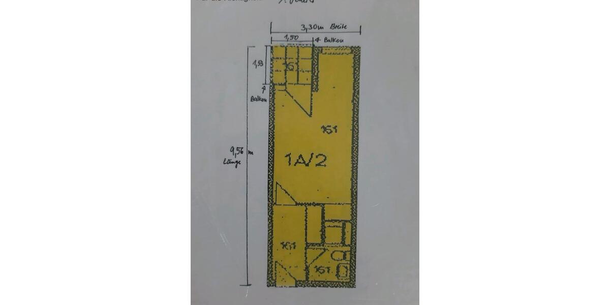 Etagenwohnung Trier Kürenz - 1 Zimmer, 30 m&sup2;, 90.000&euro; | Angebot:27144439