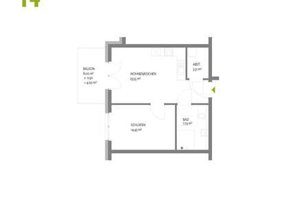 Wohnung Trier Kürenz - 2 Zimmer, 52 m&sup2;, 296.000&euro; | Angebot:23742643